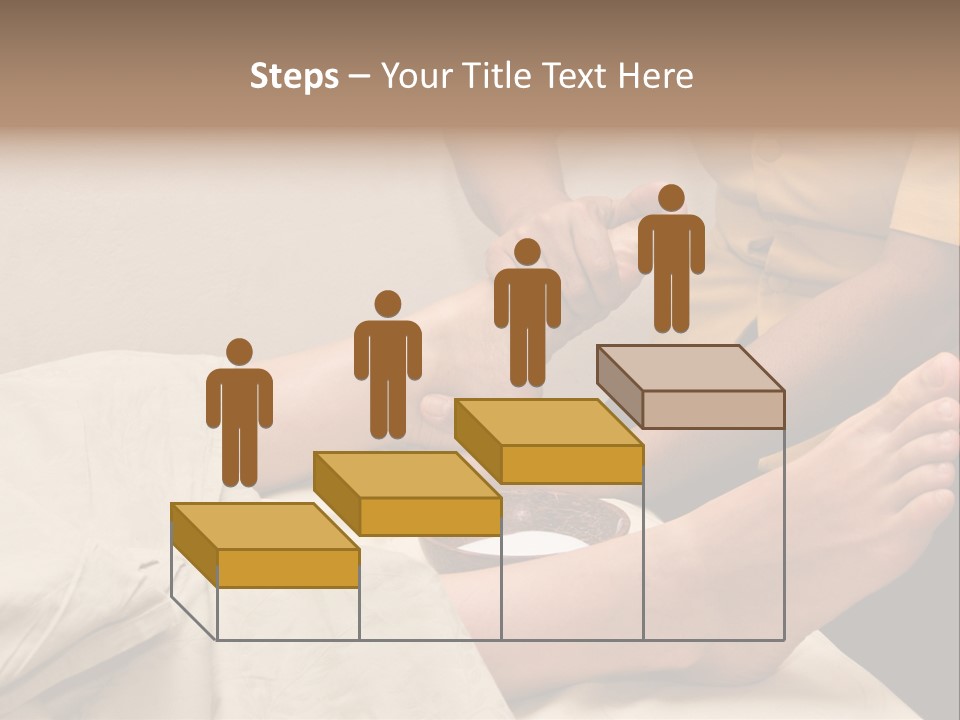 Foot Massage In Spa PowerPoint Template