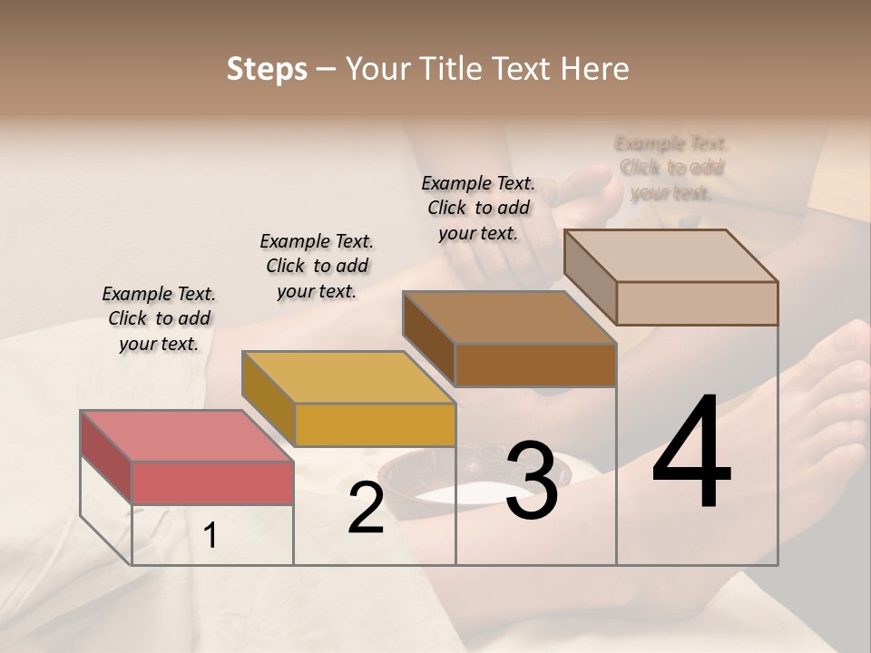 Foot Massage In Spa PowerPoint Template