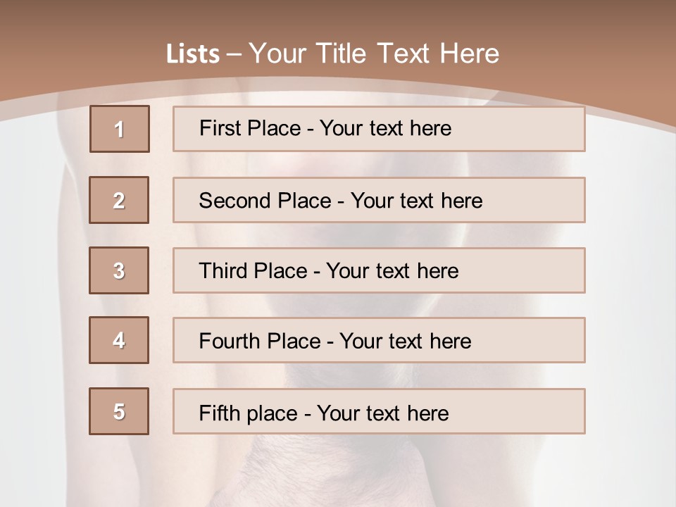 A Man Holding His Back In Pain Powerpoint Presentation PowerPoint Template