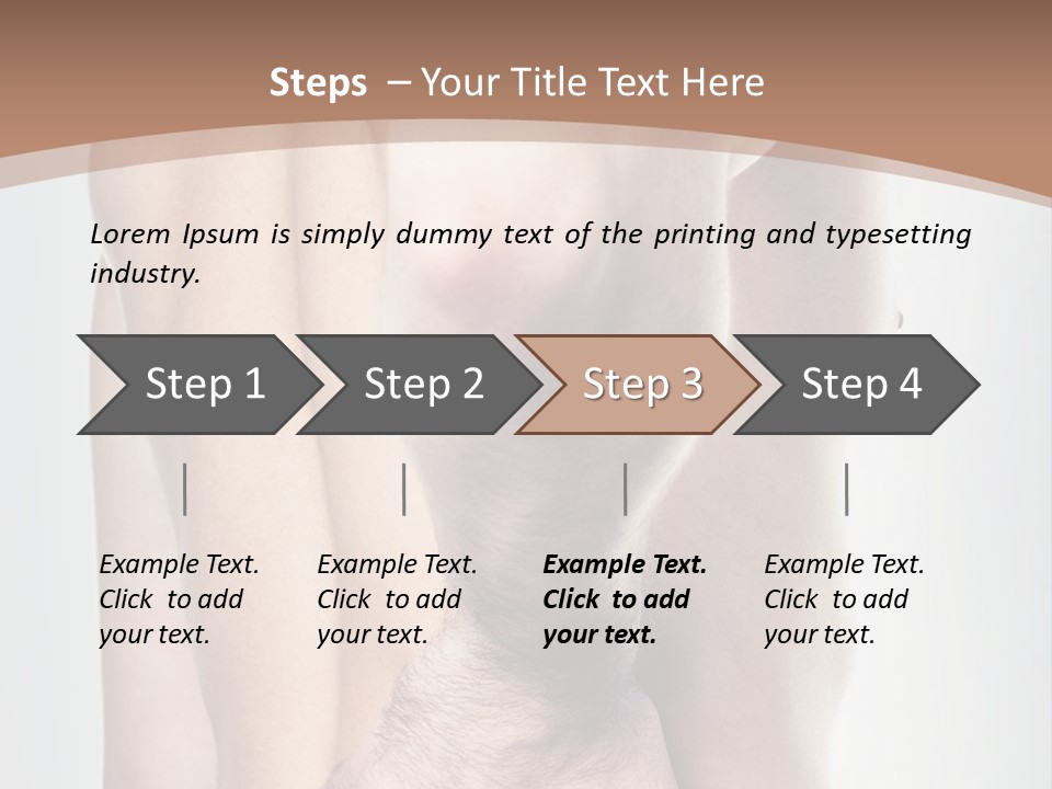 A Man Holding His Back In Pain Powerpoint Presentation PowerPoint Template