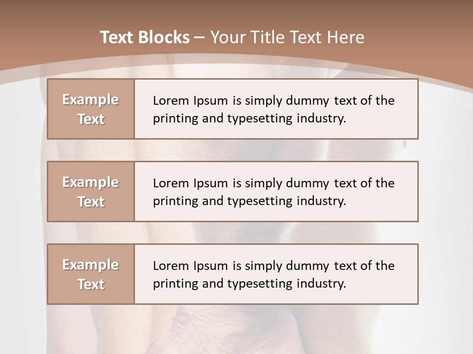 A Man Holding His Back In Pain Powerpoint Presentation PowerPoint Template