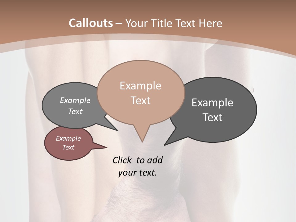 A Man Holding His Back In Pain Powerpoint Presentation PowerPoint Template