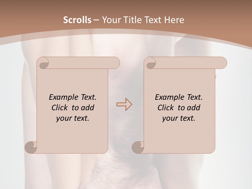 A Man Holding His Back In Pain Powerpoint Presentation PowerPoint Template