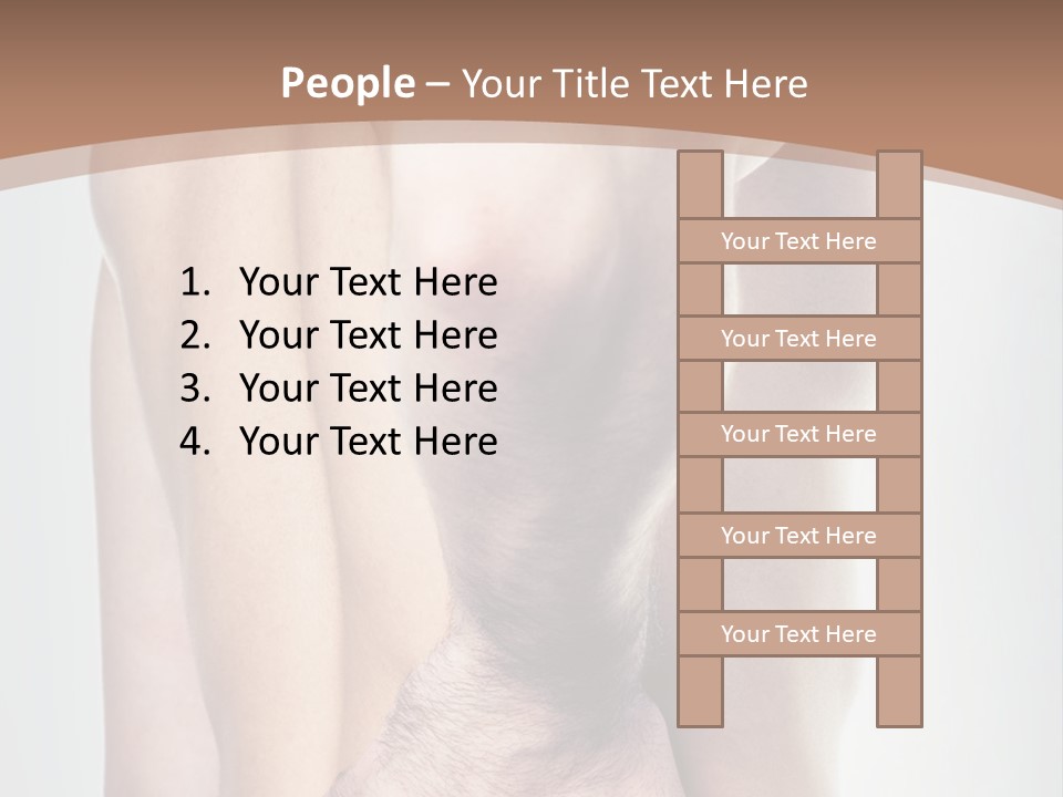 A Man Holding His Back In Pain Powerpoint Presentation PowerPoint Template