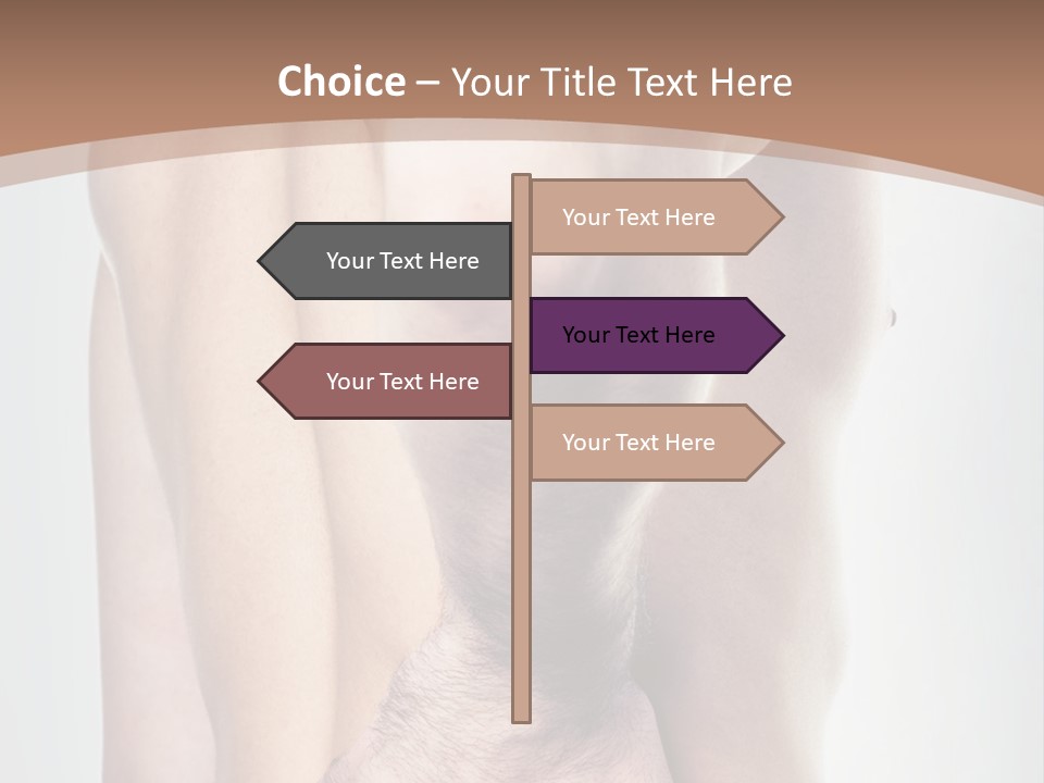 A Man Holding His Back In Pain Powerpoint Presentation PowerPoint Template