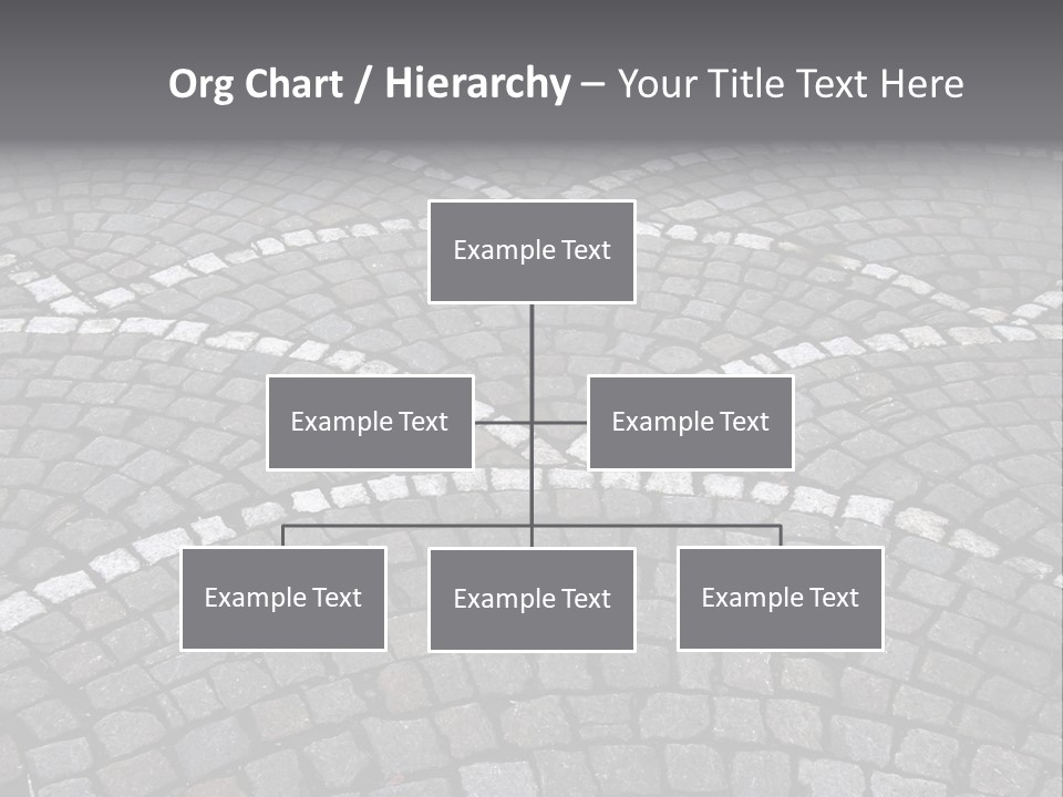 Cobble Stone Street In Brugge PowerPoint Template