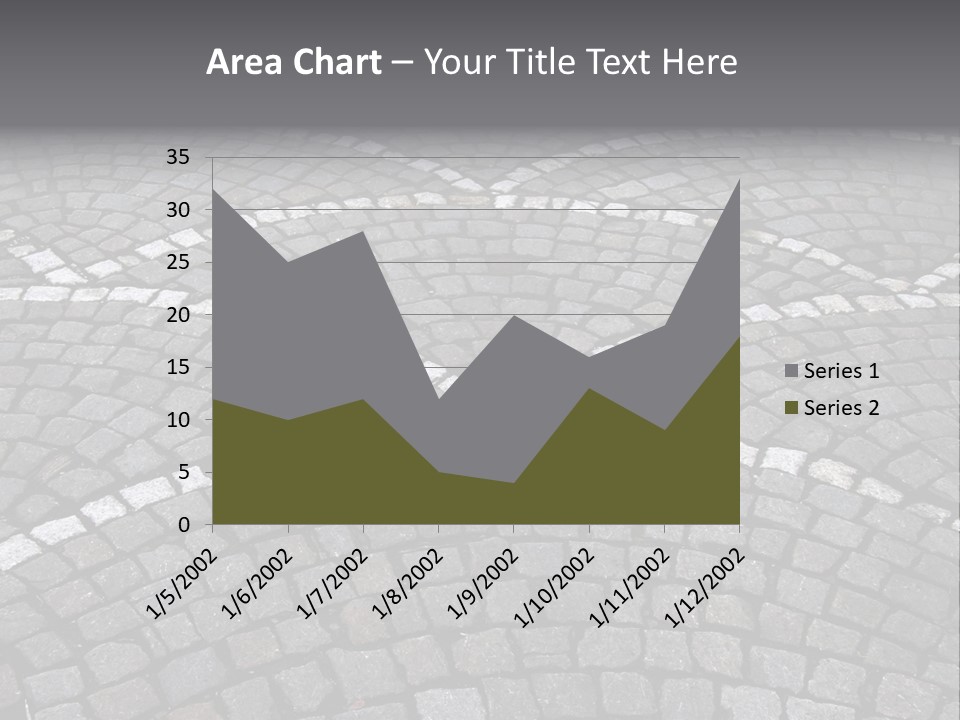Cobble Stone Street In Brugge PowerPoint Template