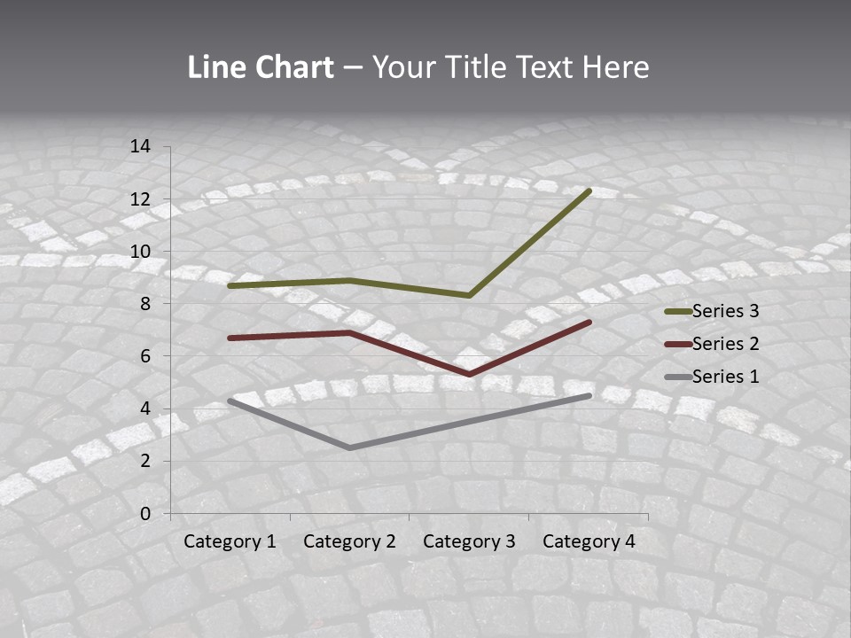 Cobble Stone Street In Brugge PowerPoint Template