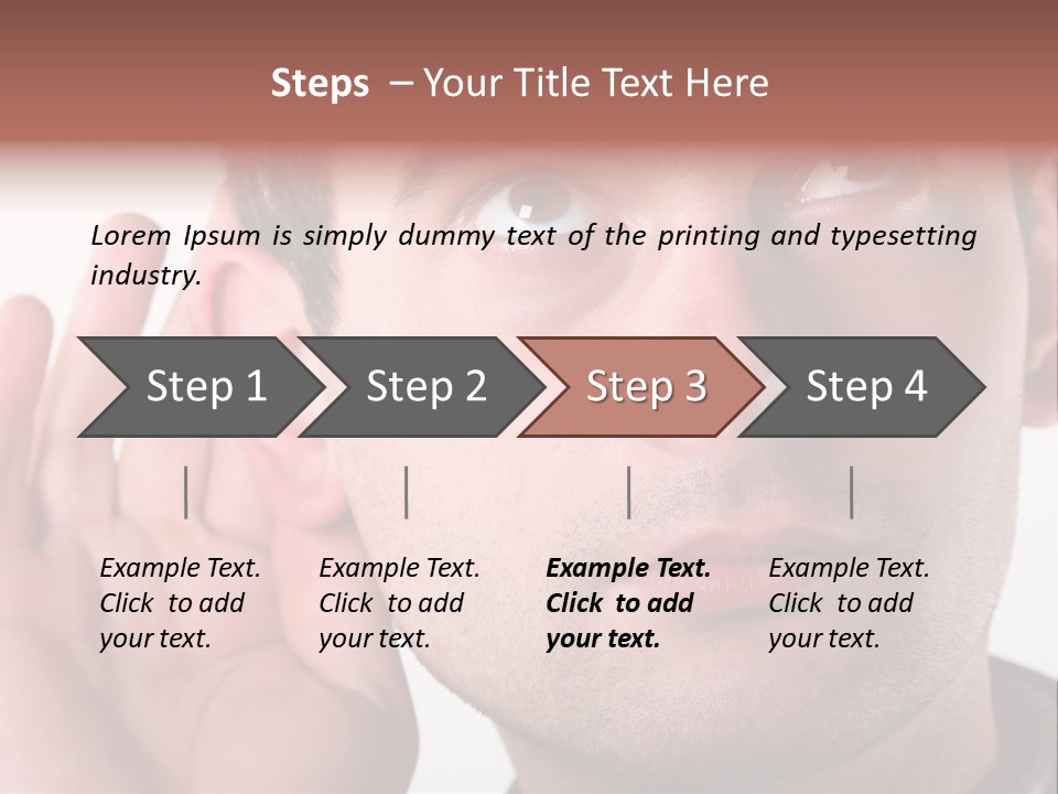 Listen Man PowerPoint Template