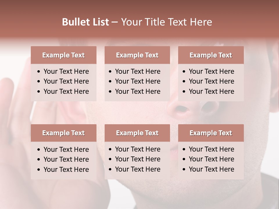 Listen Man PowerPoint Template