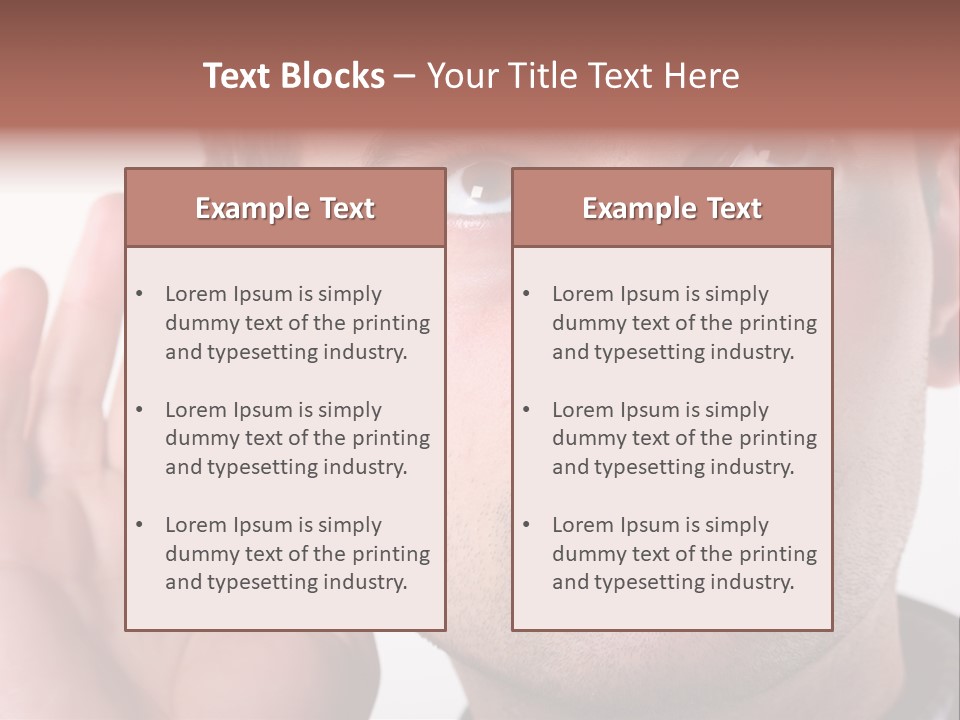 Listen Man PowerPoint Template