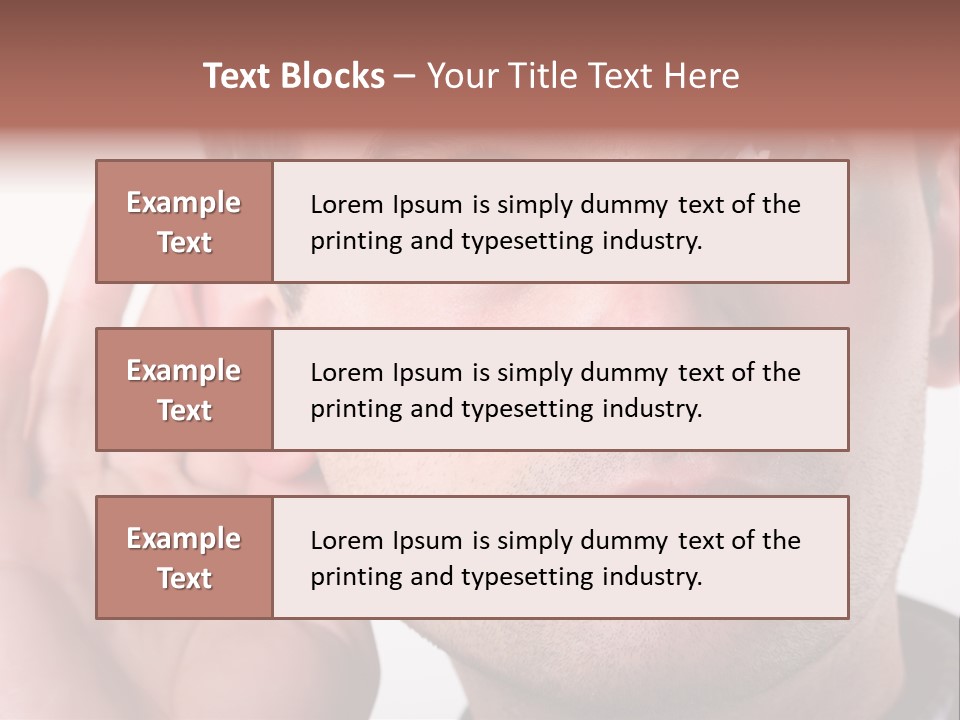 Listen Man PowerPoint Template