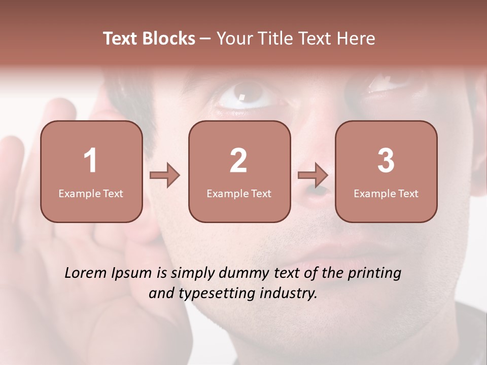 Listen Man PowerPoint Template