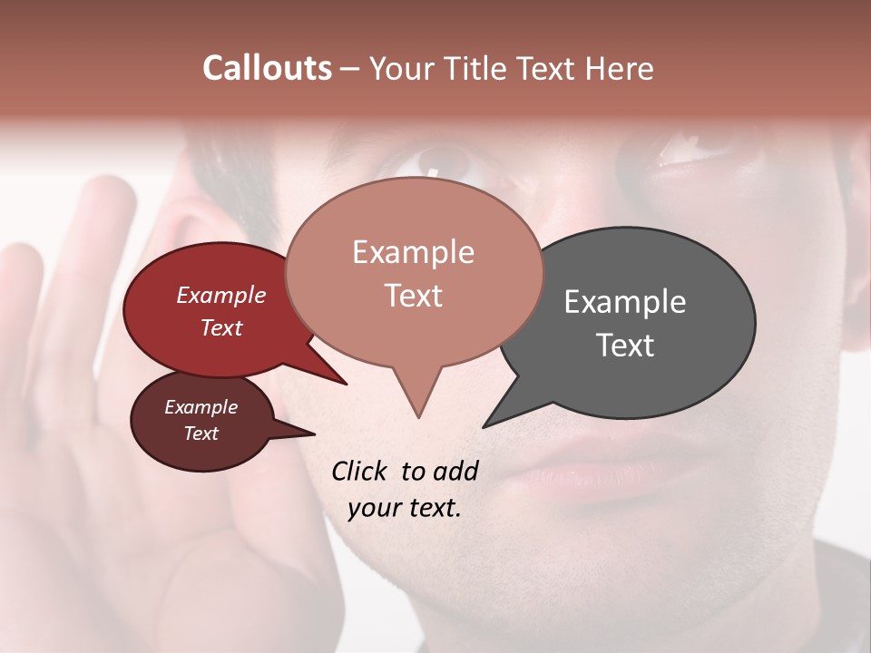 Listen Man PowerPoint Template