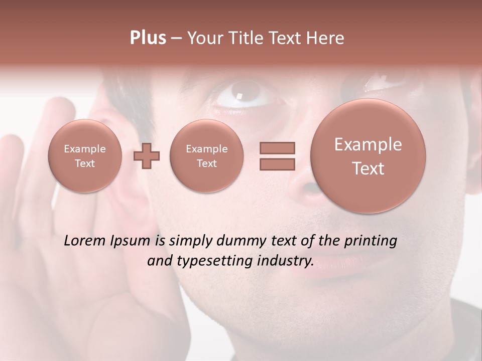 Listen Man PowerPoint Template