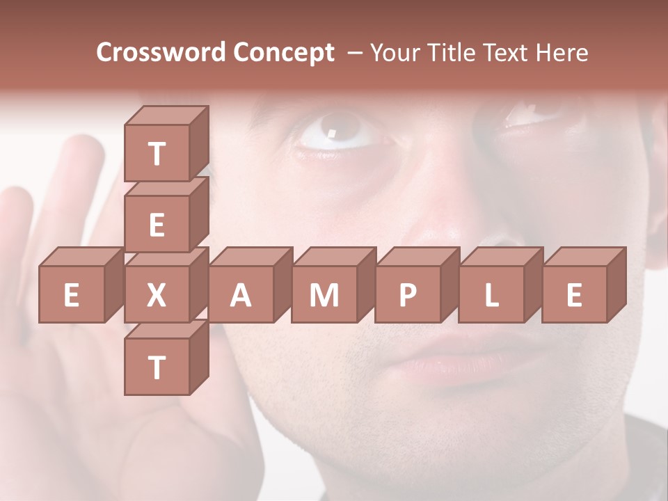 Listen Man PowerPoint Template