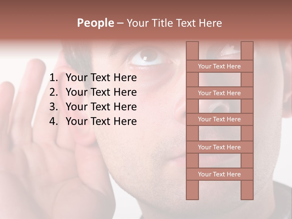 Listen Man PowerPoint Template