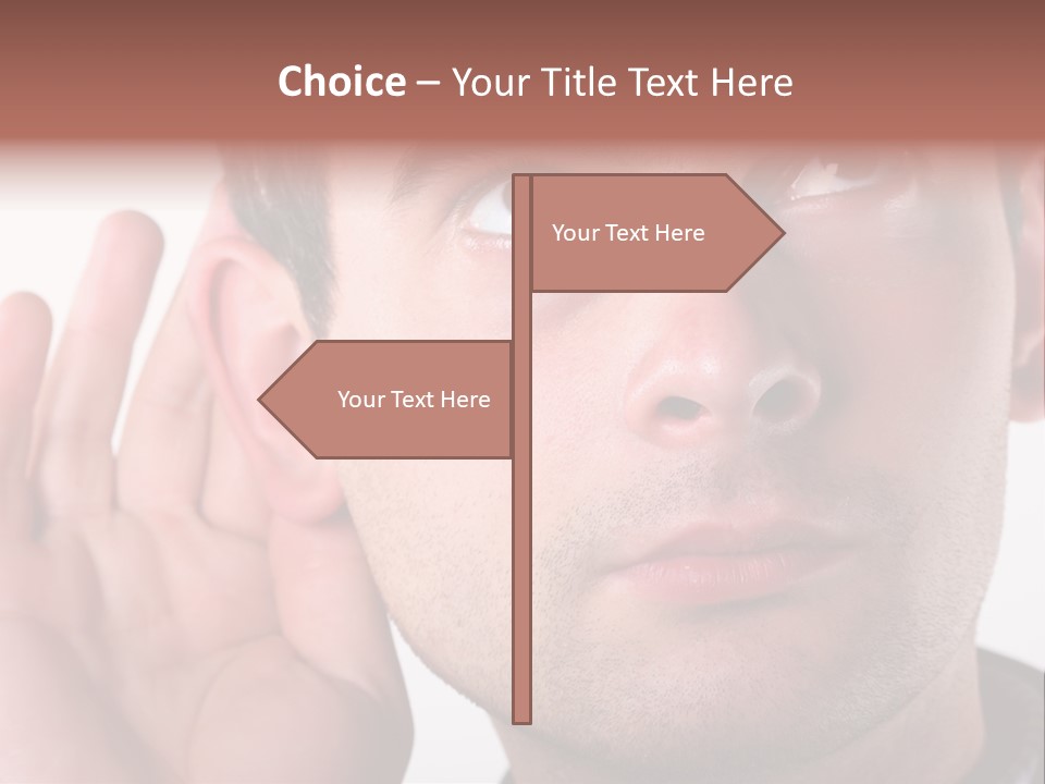 Listen Man PowerPoint Template