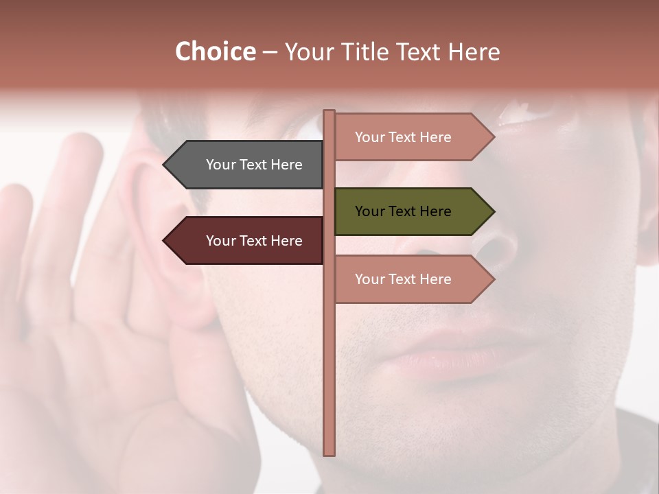 Listen Man PowerPoint Template