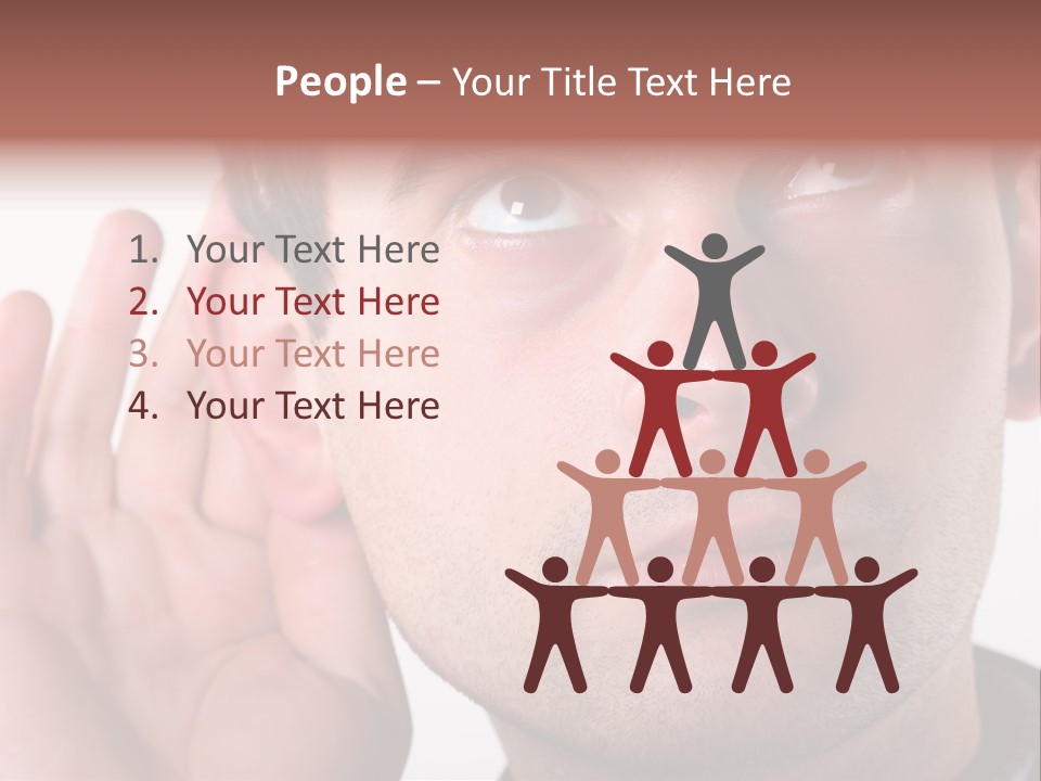 Listen Man PowerPoint Template