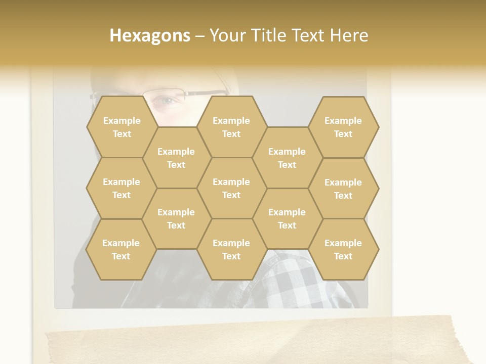 Polariod With Masking Tape. PowerPoint Template