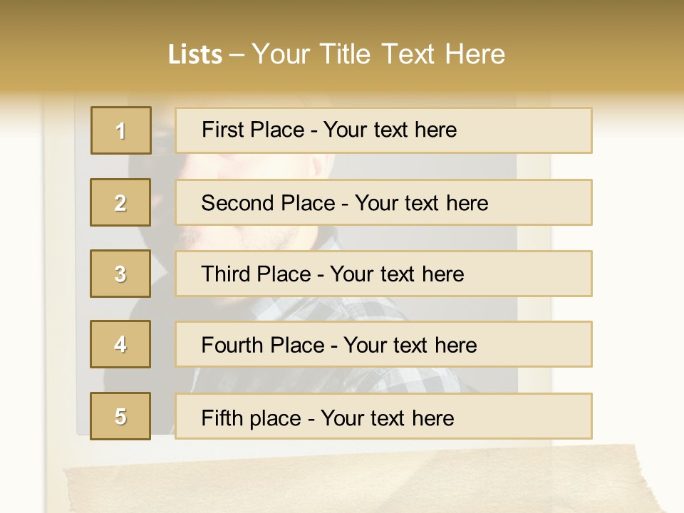 Polariod With Masking Tape. PowerPoint Template