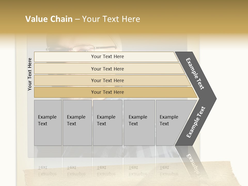 Polariod With Masking Tape. PowerPoint Template