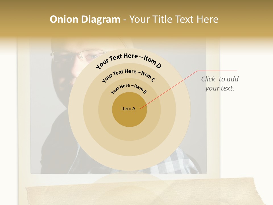 Polariod With Masking Tape. PowerPoint Template