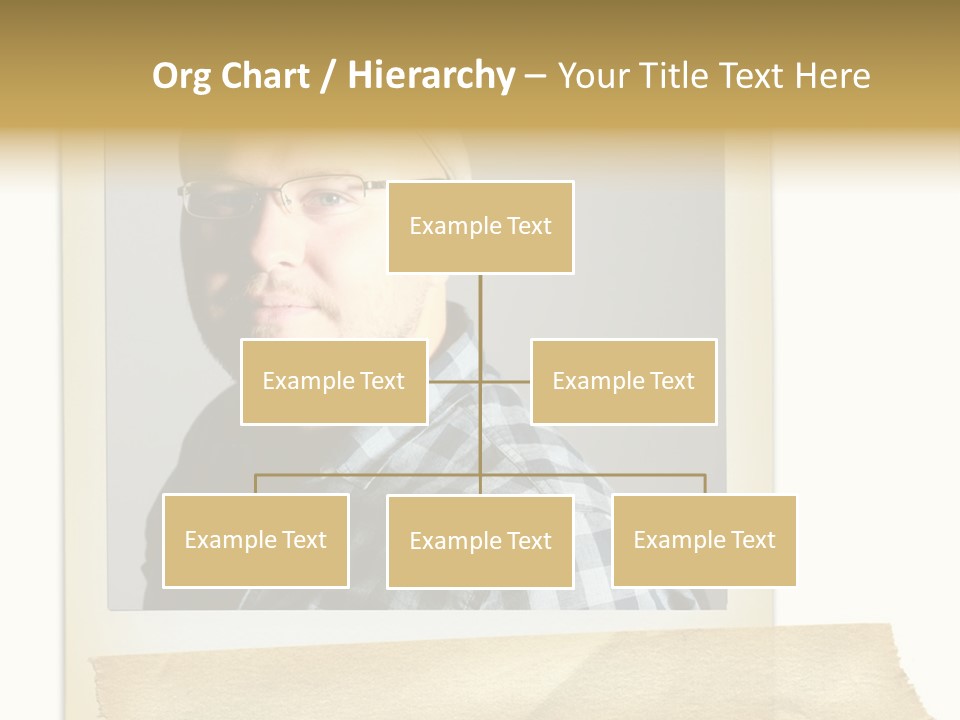 Polariod With Masking Tape. PowerPoint Template