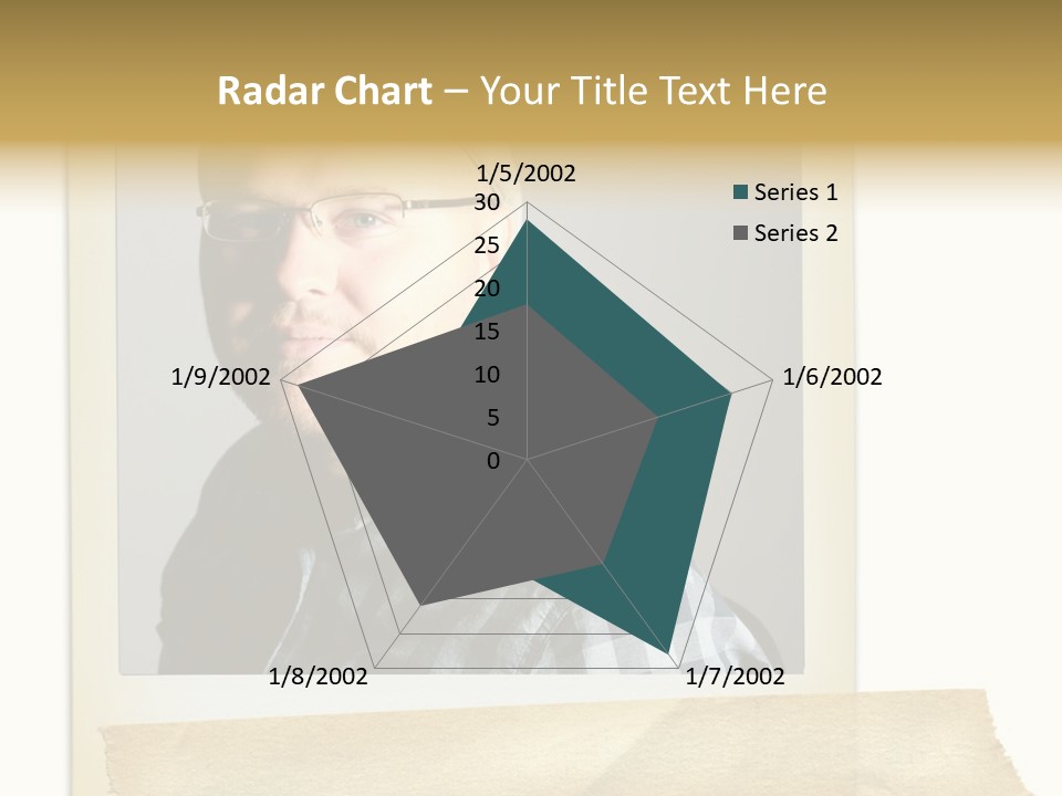 Polariod With Masking Tape. PowerPoint Template