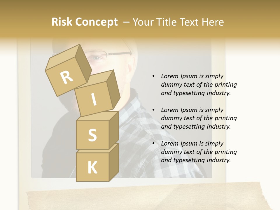 Polariod With Masking Tape. PowerPoint Template