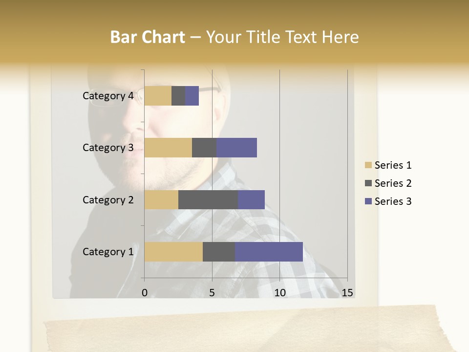 Polariod With Masking Tape. PowerPoint Template