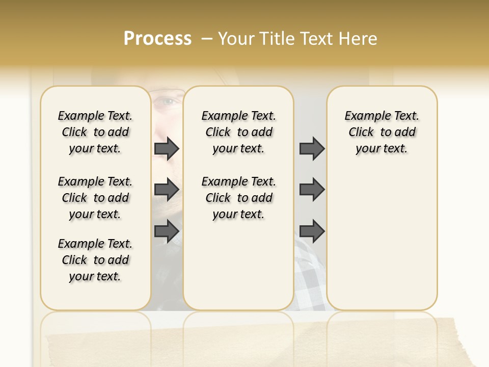 Polariod With Masking Tape. PowerPoint Template