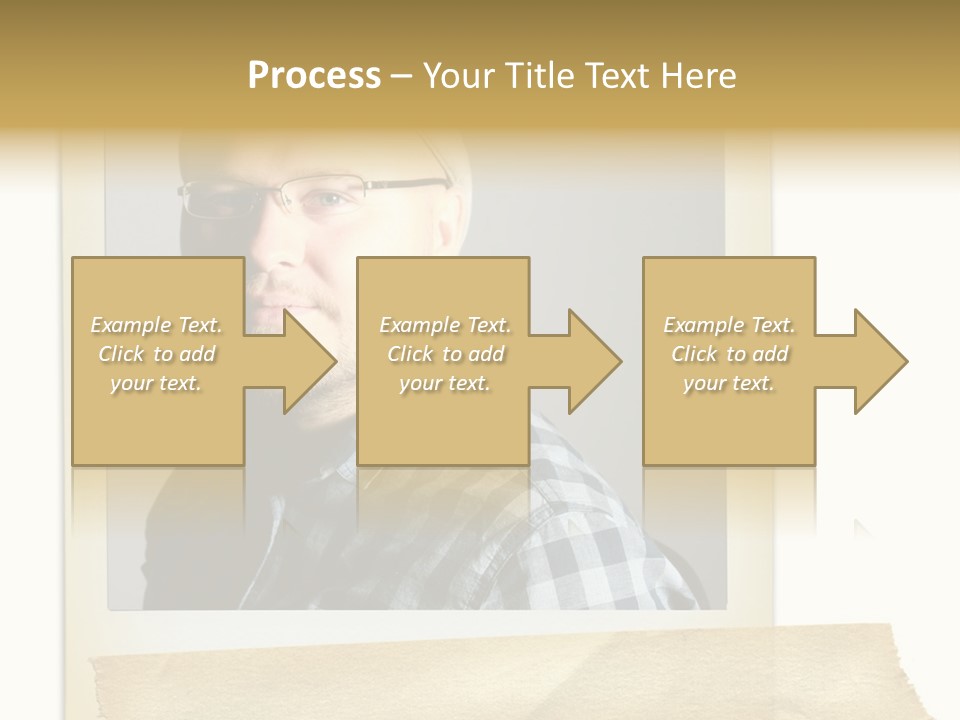 Polariod With Masking Tape. PowerPoint Template