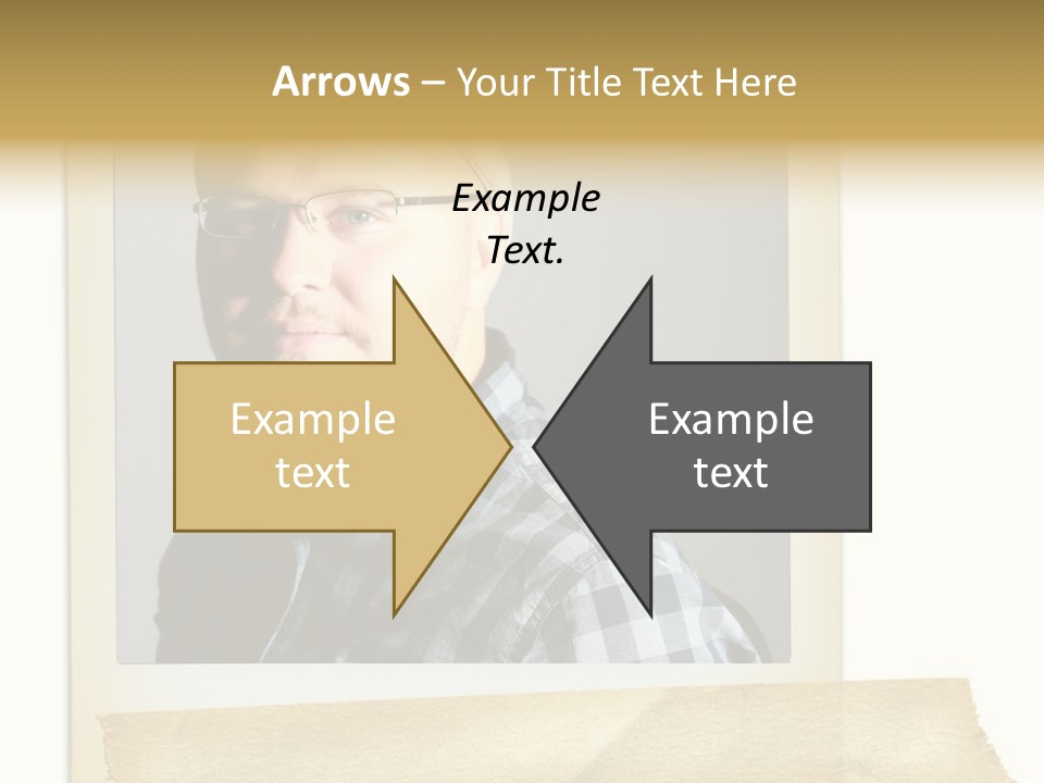 Polariod With Masking Tape. PowerPoint Template