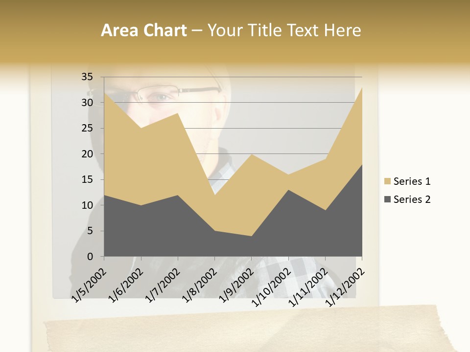 Polariod With Masking Tape. PowerPoint Template