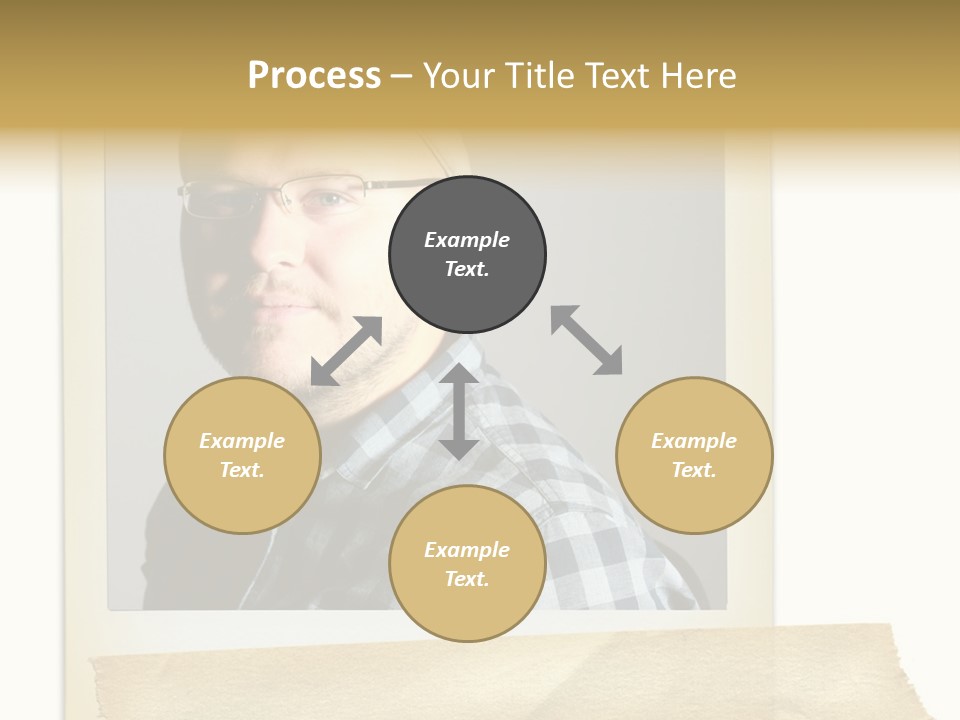 Polariod With Masking Tape. PowerPoint Template