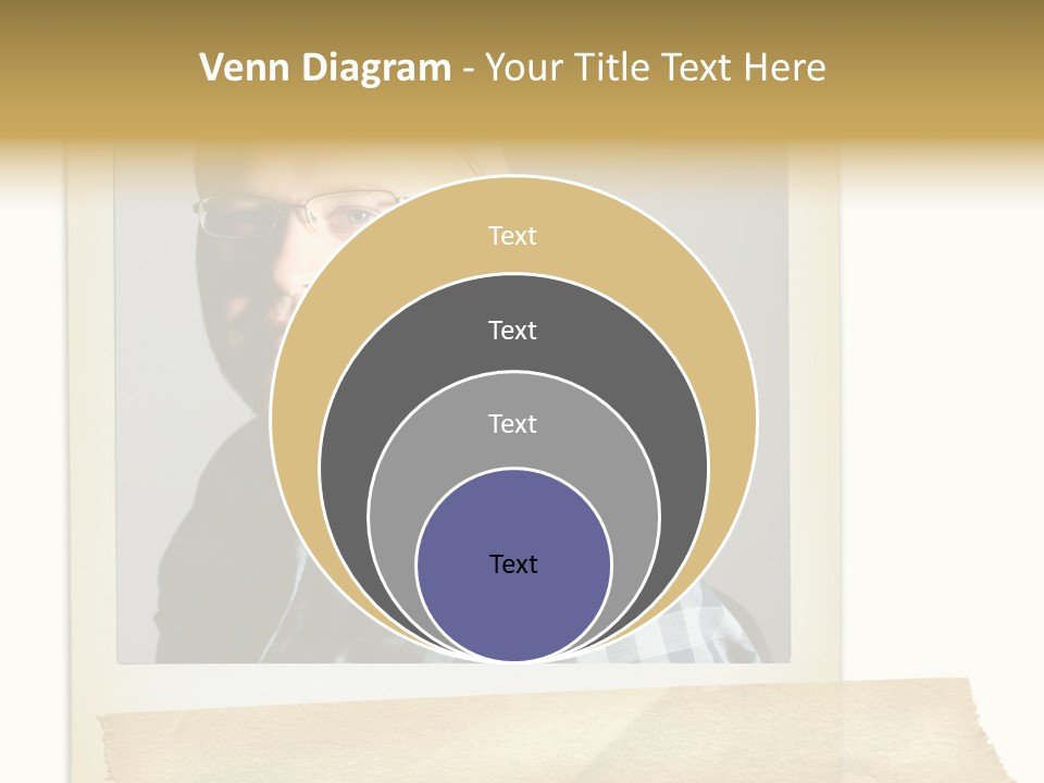 Polariod With Masking Tape. PowerPoint Template