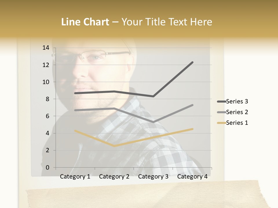 Polariod With Masking Tape. PowerPoint Template