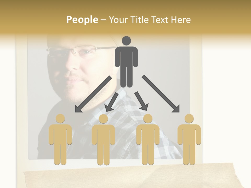 Polariod With Masking Tape. PowerPoint Template