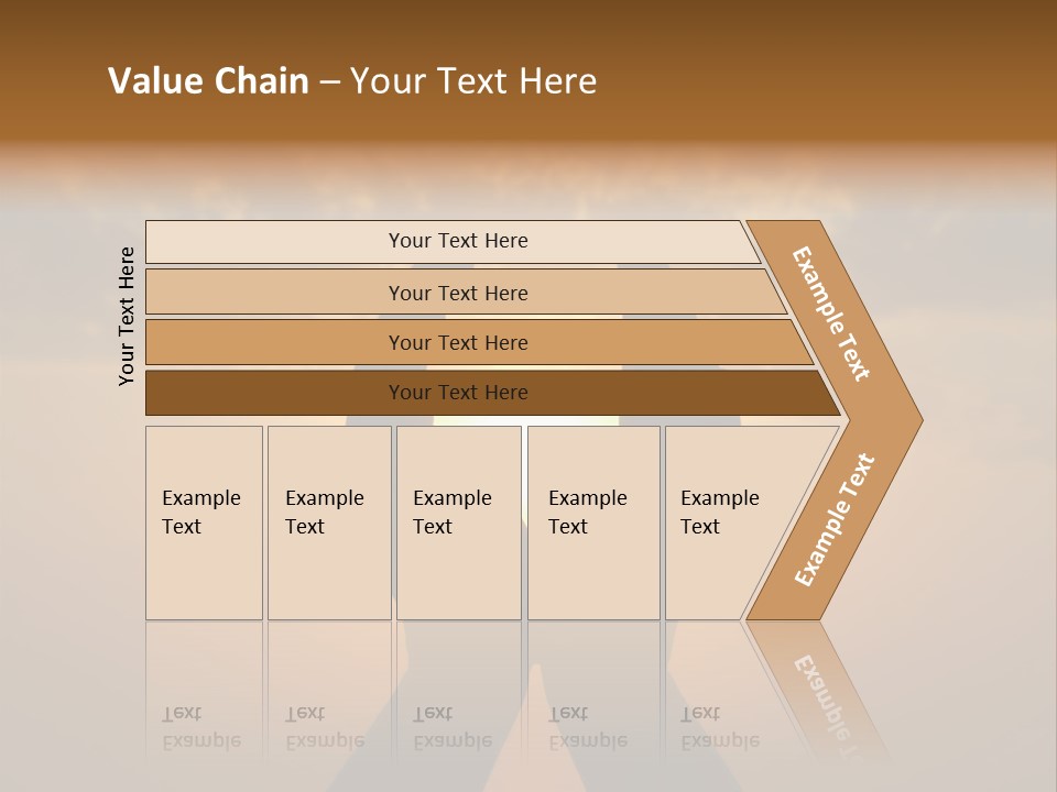 Hands Holding The Sun At Dawn PowerPoint Template