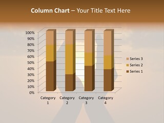 Hands Holding The Sun At Dawn PowerPoint Template