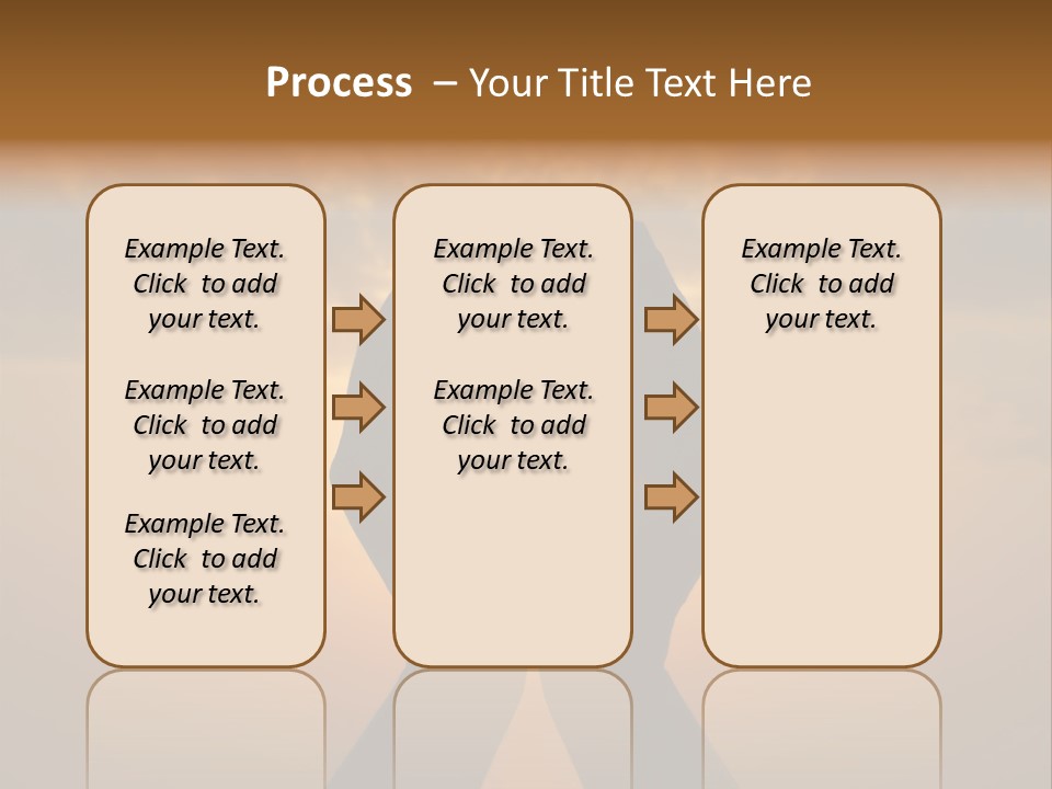 Hands Holding The Sun At Dawn PowerPoint Template