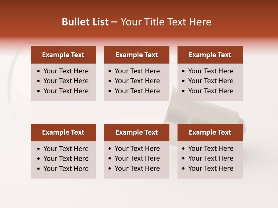 Goldfish Trapped Inside A Lightbulb Blowing Bubbles PowerPoint Template