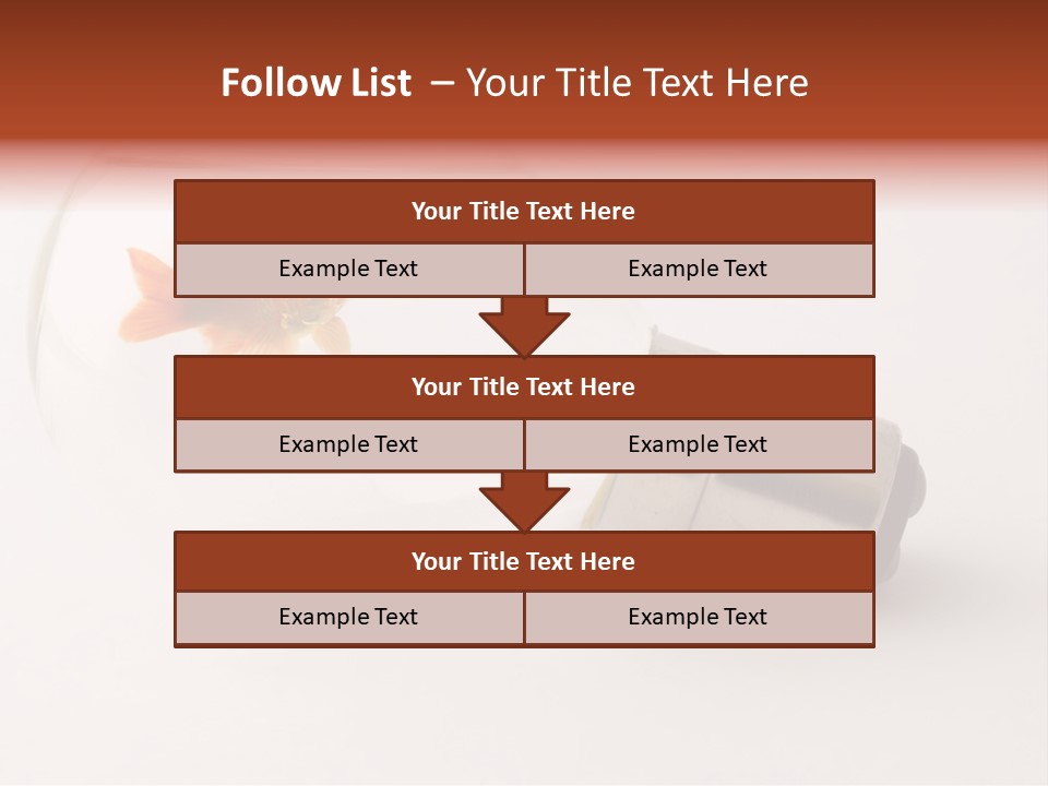 Goldfish Trapped Inside A Lightbulb Blowing Bubbles PowerPoint Template