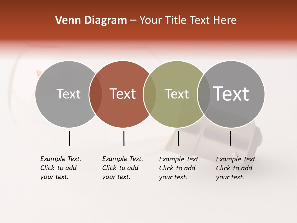 Goldfish Trapped Inside A Lightbulb Blowing Bubbles PowerPoint Template