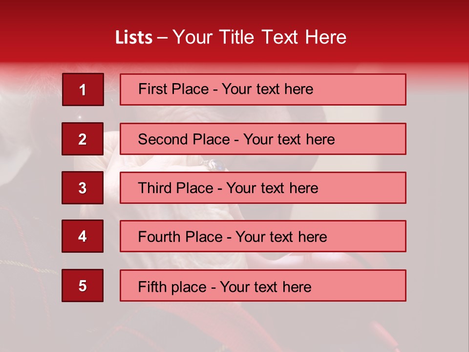 Elderly Woman On Phone PowerPoint Template