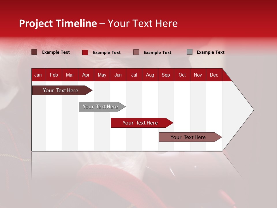 Elderly Woman On Phone PowerPoint Template