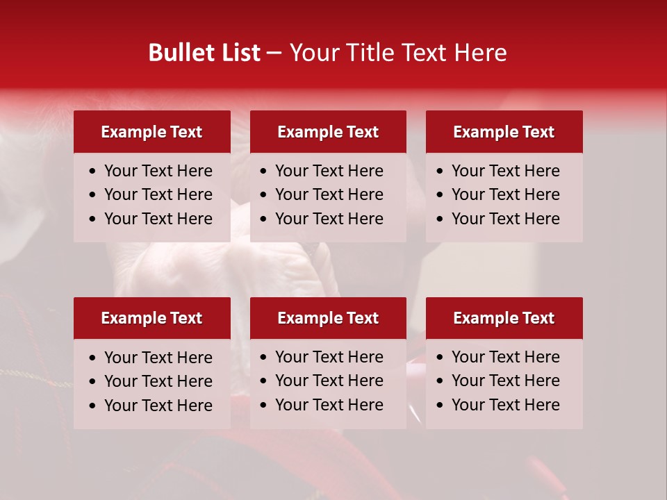 Elderly Woman On Phone PowerPoint Template