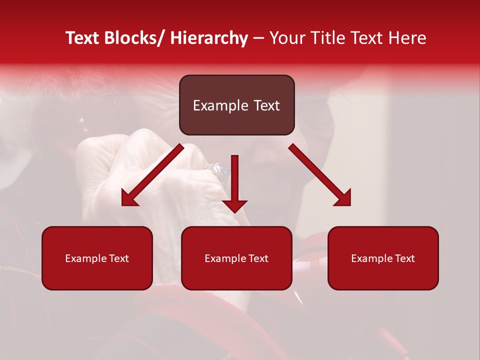 Elderly Woman On Phone PowerPoint Template